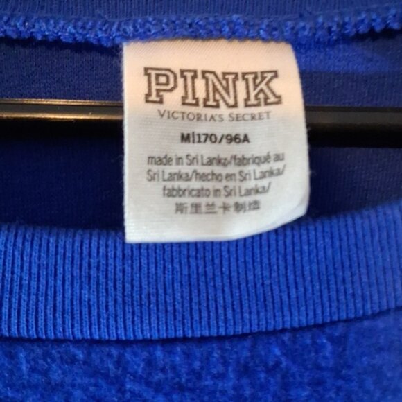 Victoria's Secret Blue PINK Pullover Sweatshirt - Picture 3 of 4